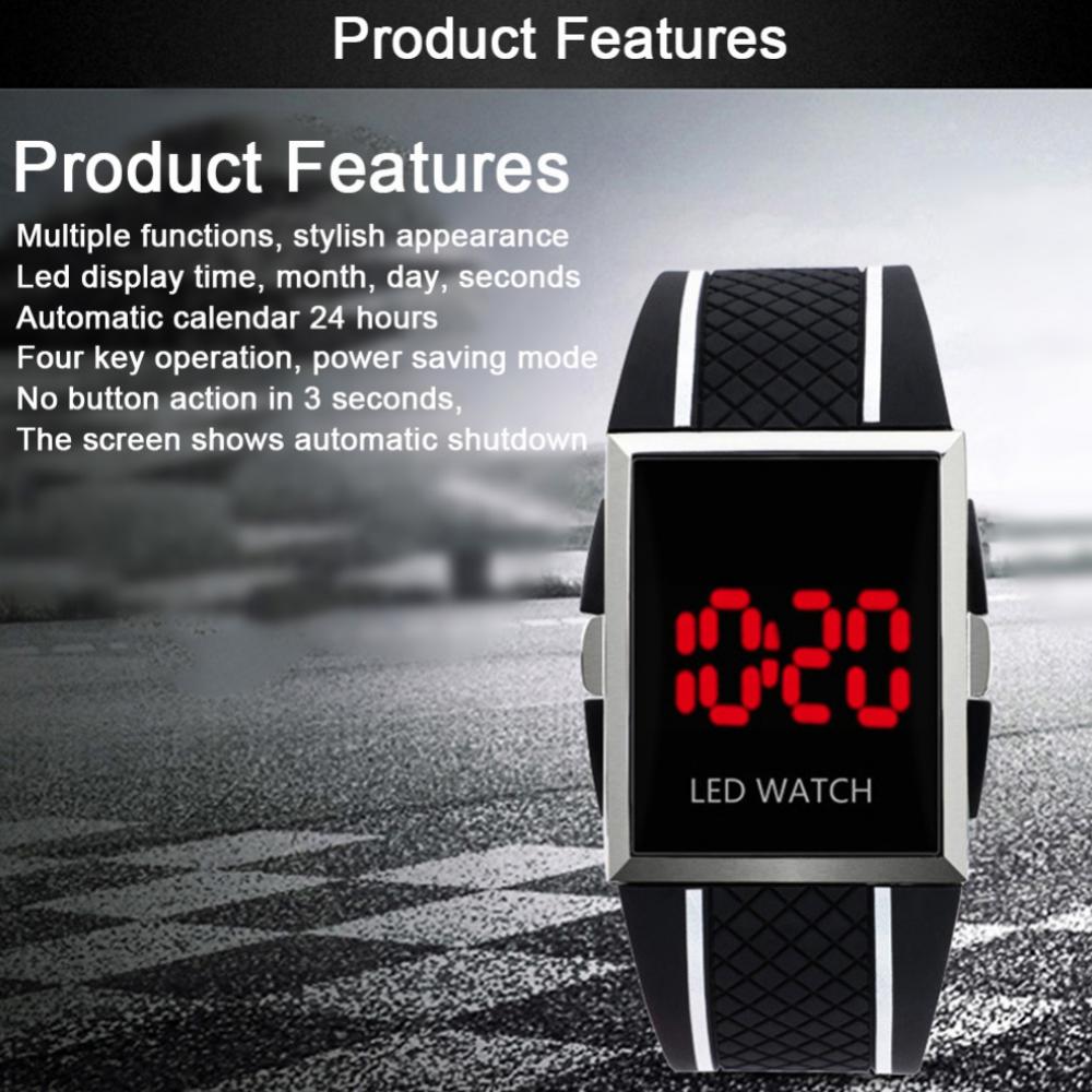 Montre-bracelet électronique LED pour hommes, , Aviation, pilote, compteur de vitesse, sport, voiture, cadran numérique, horloges