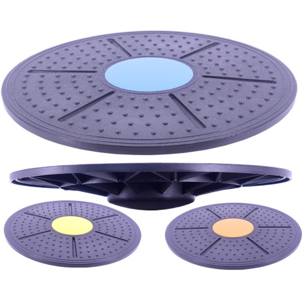 Anti-slip Standing Plate Wobble Balance Board Anti Fatigue Mat Rocker (Random Color)