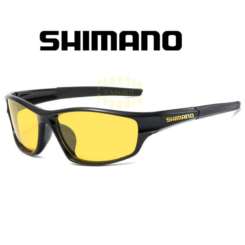 Shimano-gafas de sol polarizadas de una pieza para hombre, lentes de sol clásicas para pesca, gafas de sol para conducir, gafas de sol para ciclismo, gafas de viaje Vintage: 04