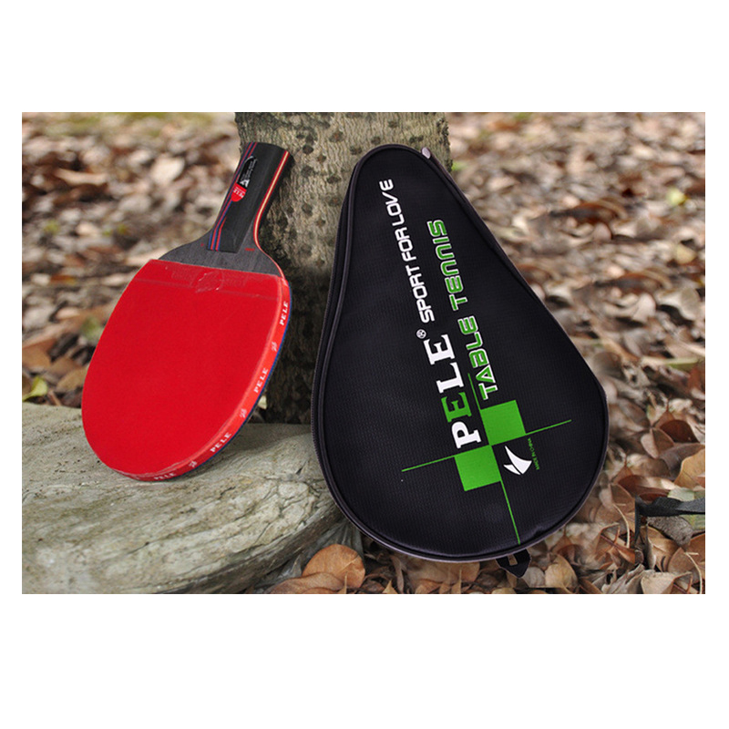 Carbon Fiber Table Tennis Racket Blade Rubber With Double Face Pimples-in Ping Pong Rackets High With Bag