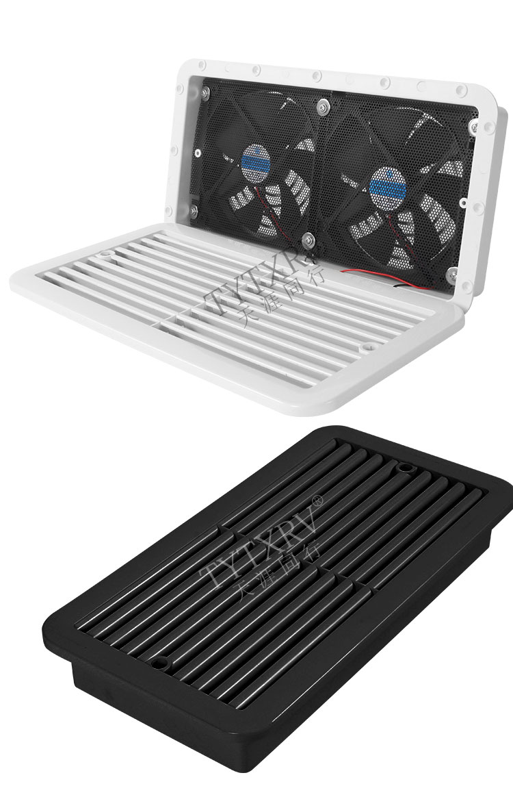 Ventilador de ventilación para caravana de 12V/24V, ventilación de aire, ventilador de escape de refrigeración, ventilador de aire lateral impermeable para RV