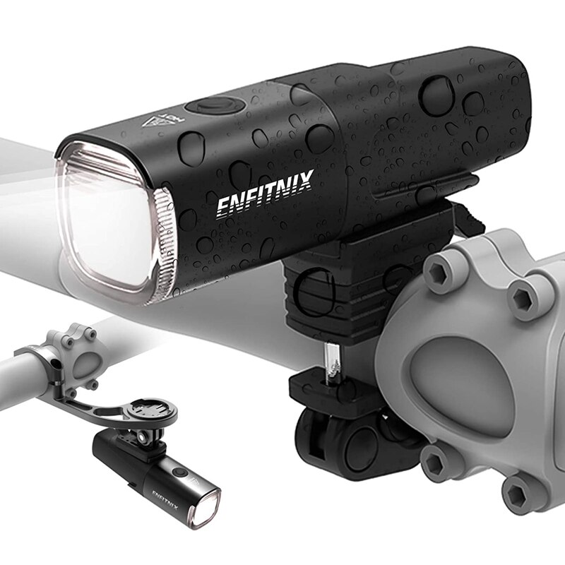 Enfitnix Navi800 Fietslicht Smart Fiets Led Koplamp Usb Oplaadbare Fietsen Voor Lamp Zaklamp Beugel Accessoires