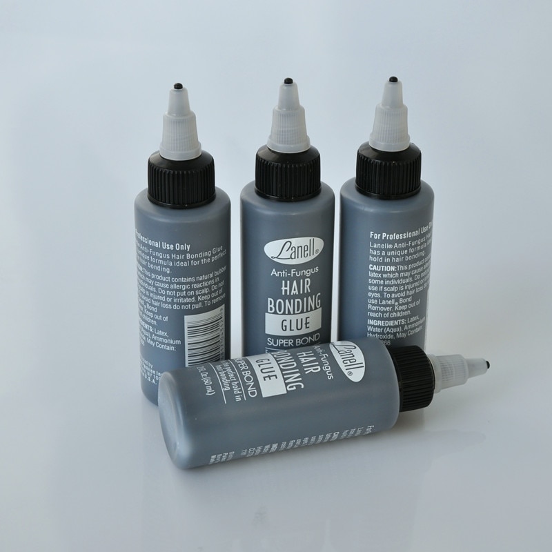 Svart 2fl oz  (60ml)  hår veving bond hår lim lim for bond hår veving / blonder front parykk / toupee parykk lim