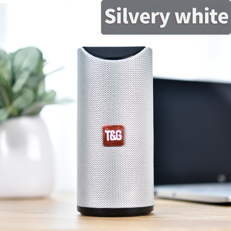 TG 113 Portable Bluetooth haut-parleur extérieur sans fil Mini colonne 10W stéréo Surround soutien FM TFCard basse boîte: Gris
