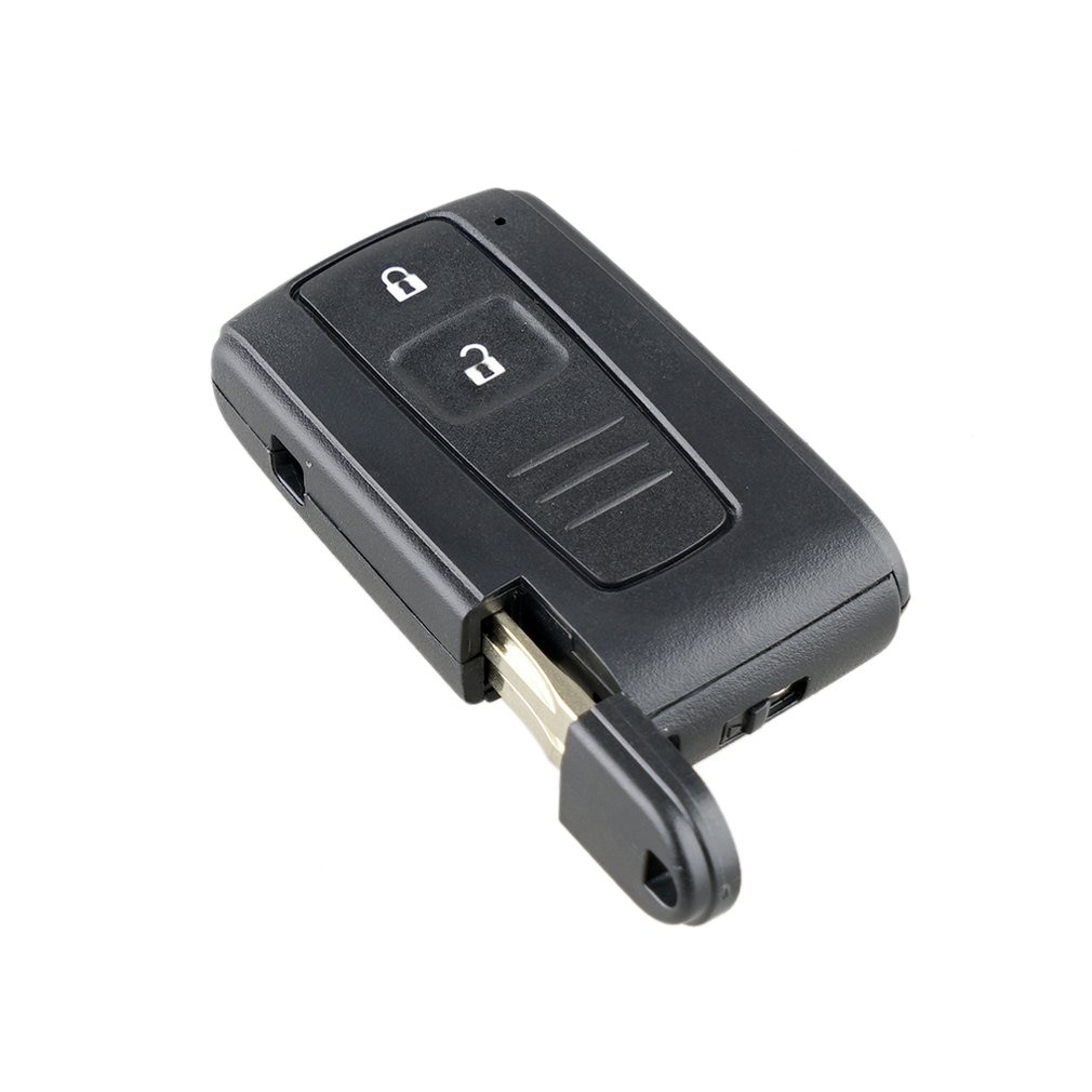 2 knapper mini fjernbetjening nøgle taske fjern nøgle etui til toyota prius corolla verso toy 43 blade
