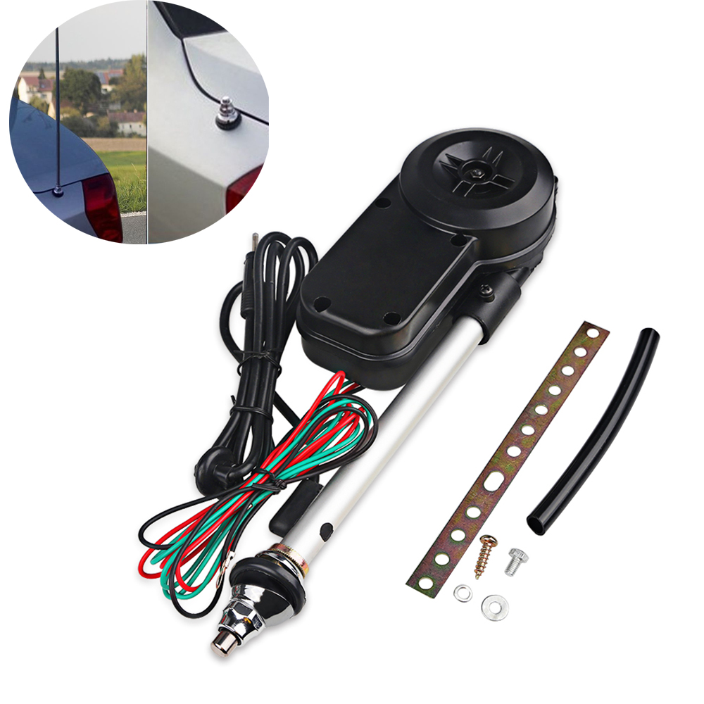 Voiture AM FM transmetteur antennes antenne électrique automatique télescopique extérieur véhicule accessoires pour autoradio Audio universel
