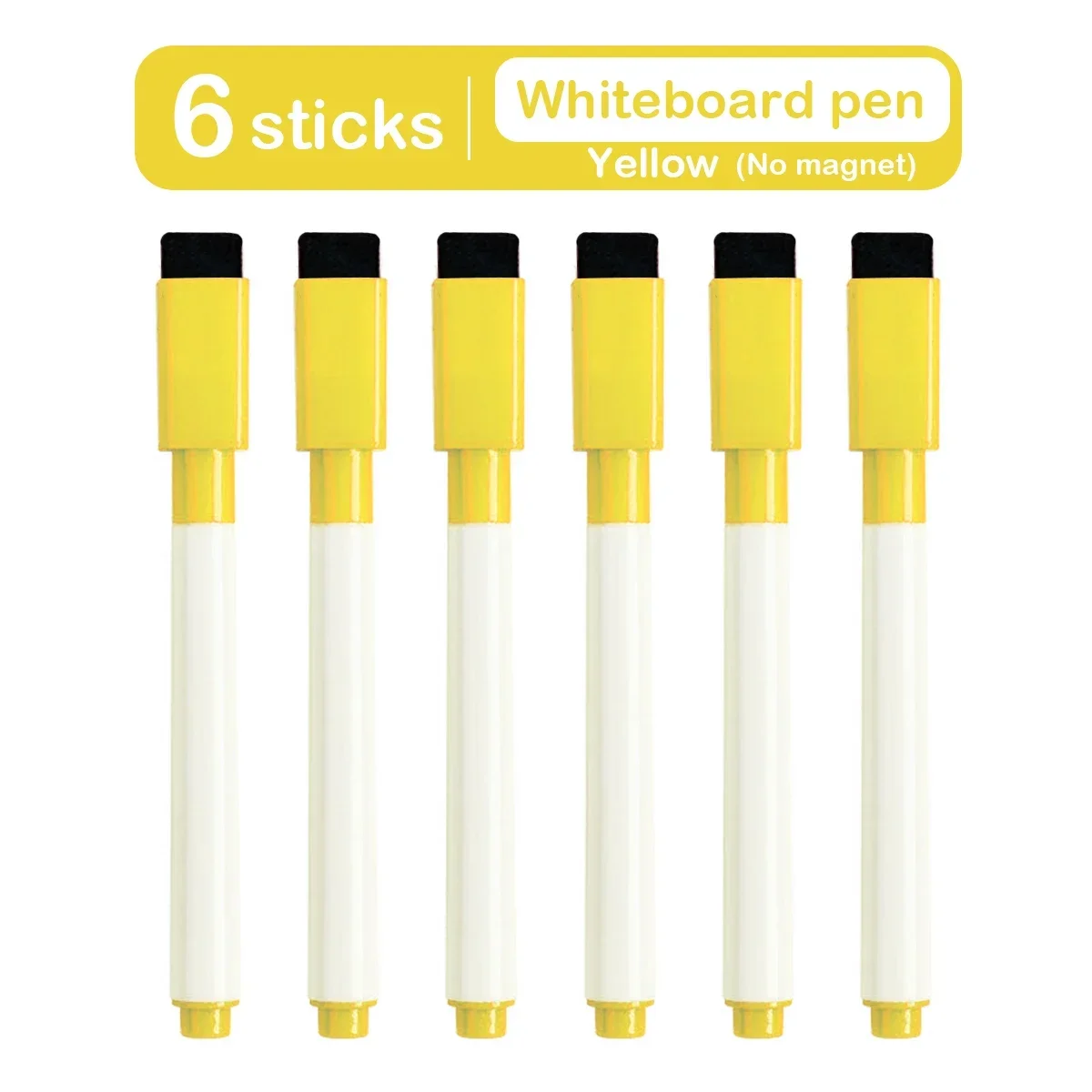 Penna per lavagna magnetica cancellabile e cancellabile Nucleo nero con numero di marcatura della lavagna Materiale didattico per ufficio di cancelleria scolastica: Luce Verde