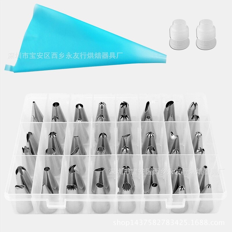 106 Pcs Cake Decorating Kit Supplies Baking Accessories Frosting Baking Tool Sets For Home Bake