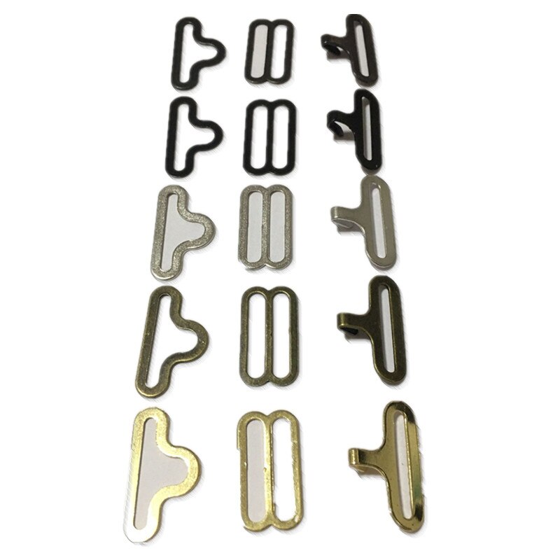 100 Sets Vlinderdas Hardware Stropdas Haak Vlinderdas Of Das Clips Fasteners Om Verstelbare Bandjes Op Vlinderdas dip 19Mm Koperen