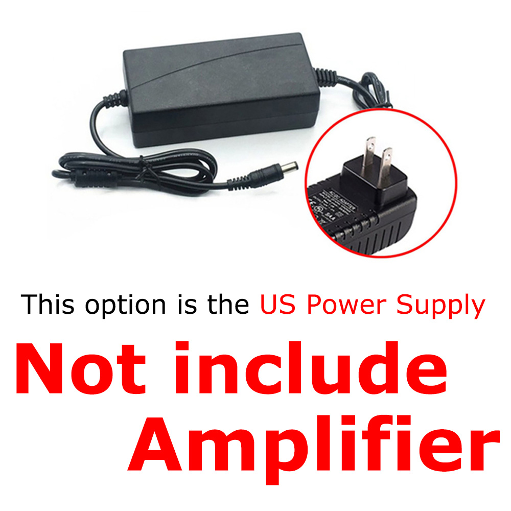 Mini Audio HiFi Bluetooth 5.0 Power Class D Amplifier Ma12070 Digital Amp 68W*2 Home Audio Car Marine USB/AUX/Optical/COA In: US Power NO  AMP