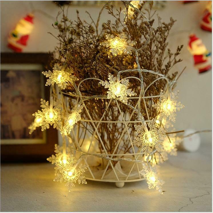 Familie 2/3 M Kerstman Led Licht String Gordijn Slaapkamer Xmas Lamp Home Decor: B 2M