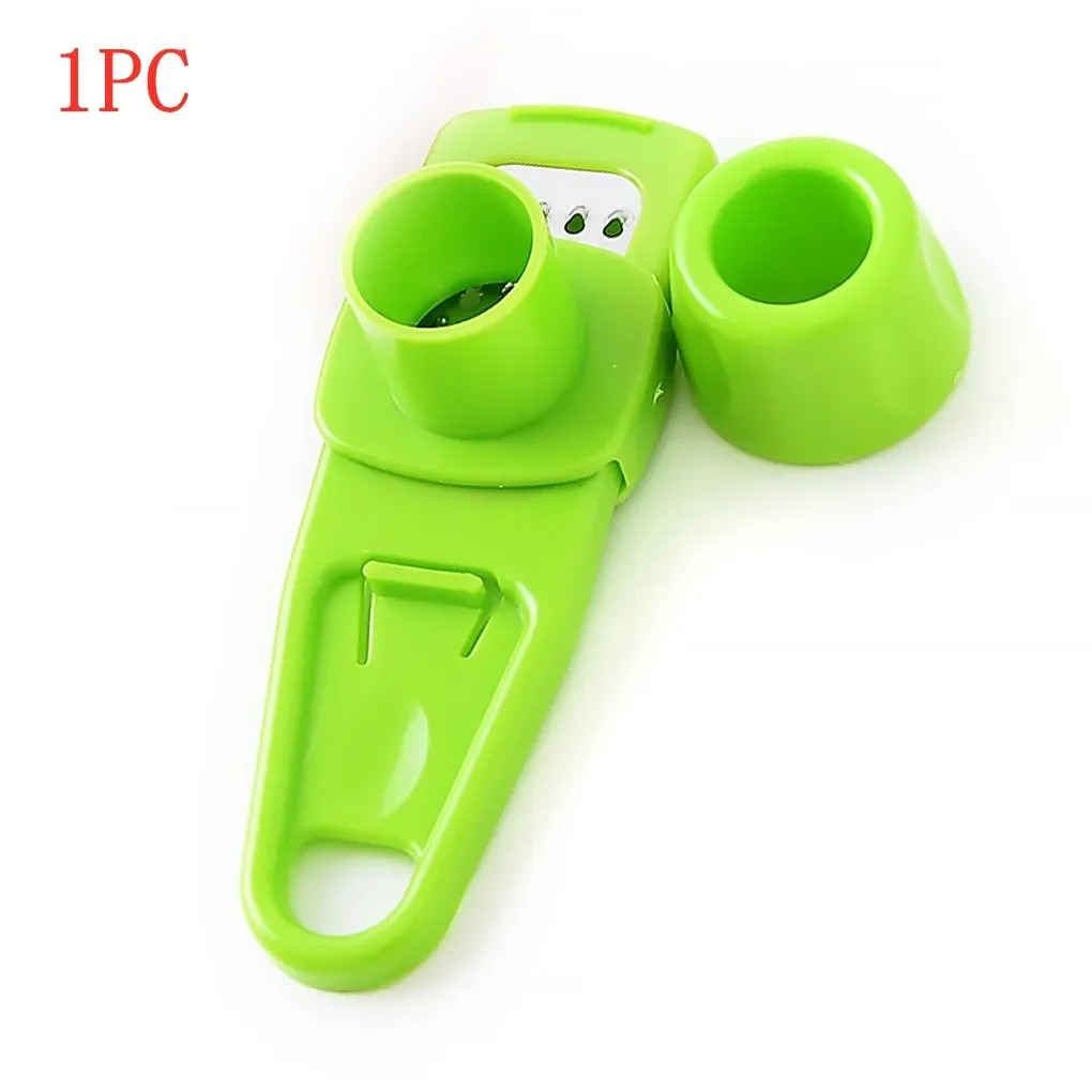 1PCS Knoflook Crusher Druk Multifunctionele Handleiding Gember Knoflook Slijpen Rasp Cutter Knoflook Dunschiller Keuken Gereedschap: Light Grey