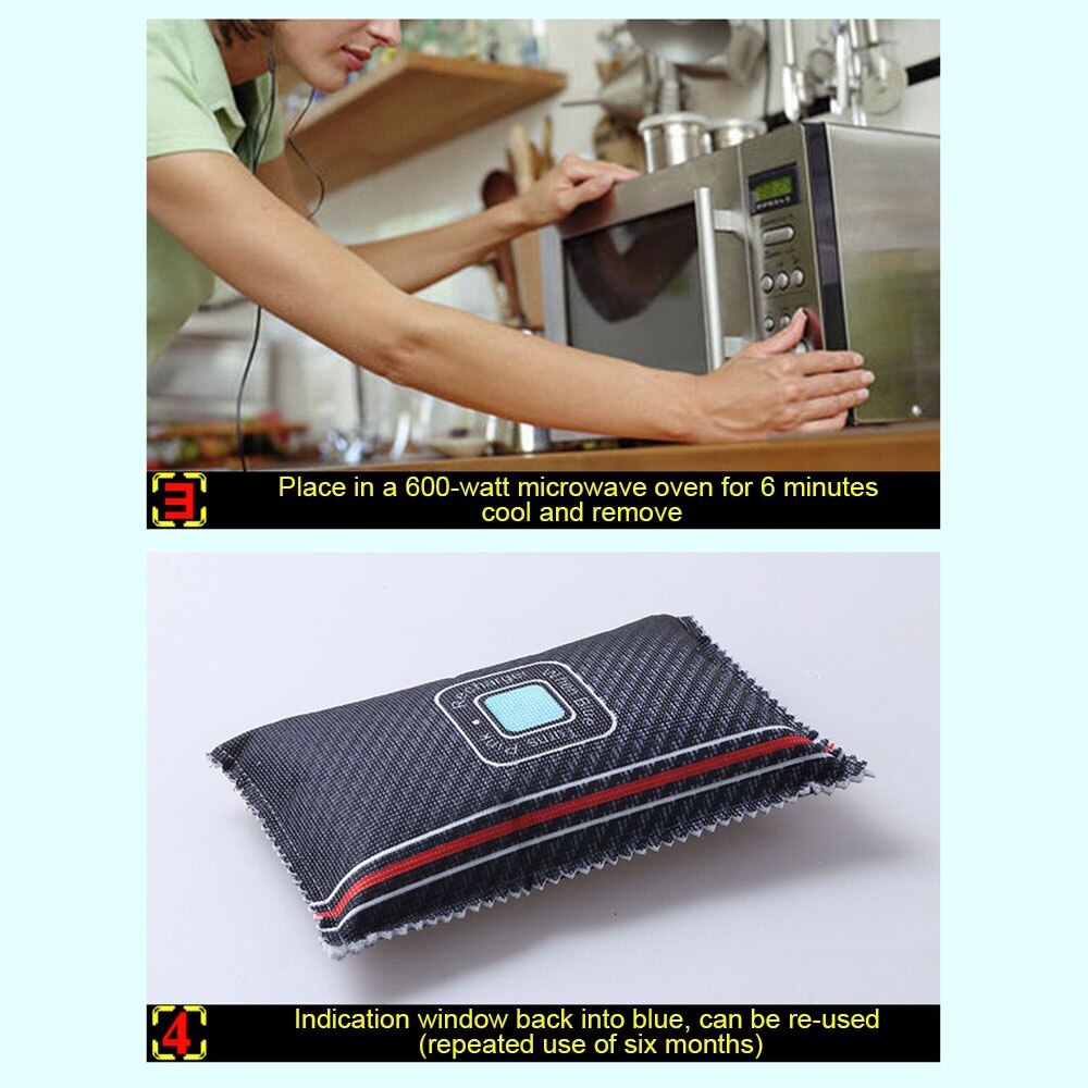 Car interior Bag Dry Car Absorber Desiccant Universal Air Conditioning Dehumidifier Reusable Dry Silica gel Dry Bag