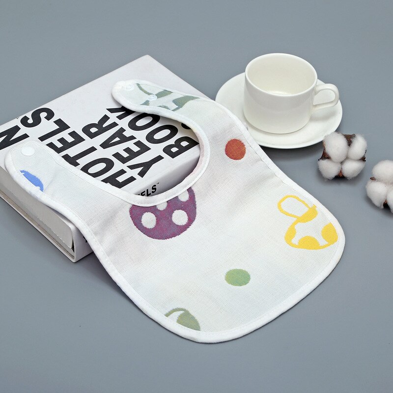 Algodão bandana babador babador bebê alimentação bata infantil arroto panos musselina saliva toalha bebê comer acessório macio material do bebê: Mushroom