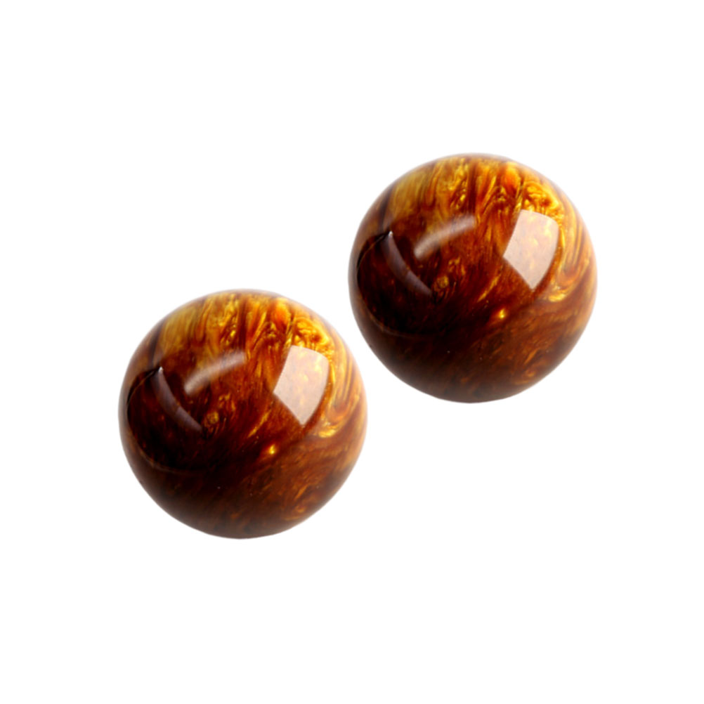 2pcs Handballs Exquisite Smooth Decorative Handballs for Olds