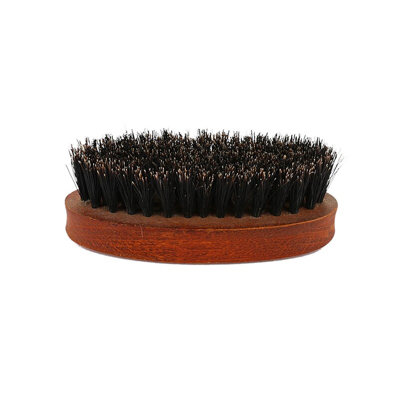Jabalí Natural de 8,5 cm, cepillo barba cerdas para hombre, masaje facial de bambú que funciona de maravilla para peinar barbas y bigote: Default Title