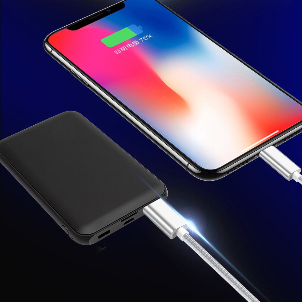 5000Mah Batterij Lader Case Power Bank Voor Iphone 8 X Externe Telefoon Opladen Case Powerbank Voor IPhone5 5 S Cover