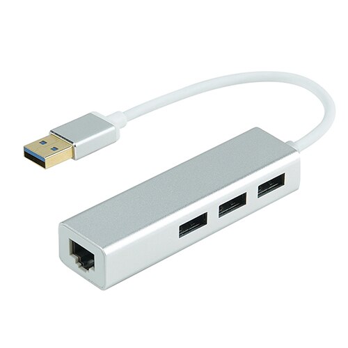 ULC28 – station d'accueil 3 HUB USB type c pour ordinateur portable, adaptateur usbc macbook net RJ45: USB