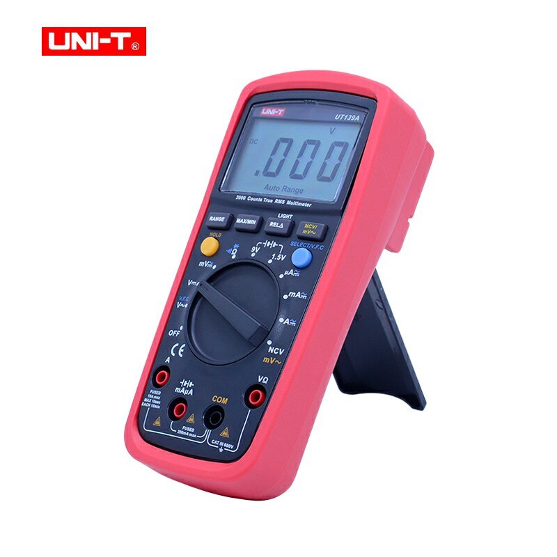 UNI-T Digital Multimeter UT139A UT139B UT139C True RMS Meter Handheld Tester 6000 Count Voltmeter Temperature Tester Meters
