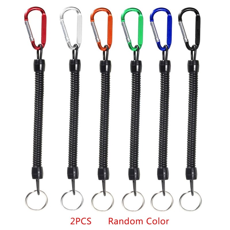 Longe de plongée sous-marine Anti-perte, 2 pièces, spirale à ressort, bobine, corde, outil d'urgence de sécurité