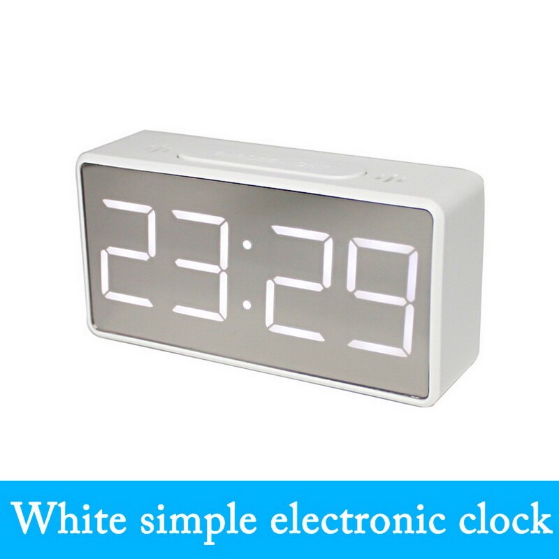 Digital Wecker Holz LED Alarm Zeit Anzeige Für Schlafzimmer Nacht Büro Kalender Temperatur LED-anzeige Holz Schreibtisch Uhr