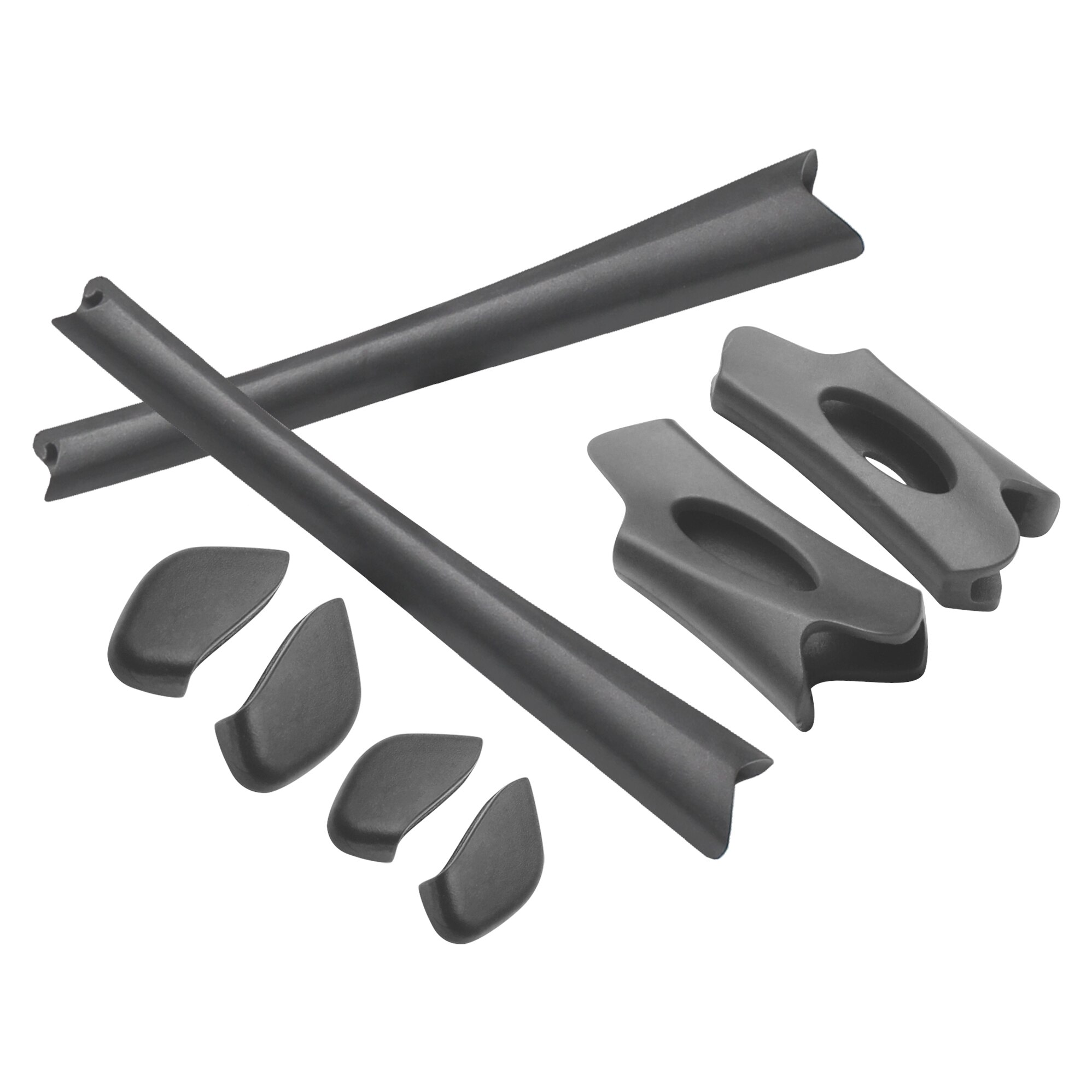 Bwake Vervanging Rubber Kit Oor Sokken &amp; Neus Pads Voor-Oakley Flak Jacket/Flak Jacket Xlj-Meerdere opties: Gray