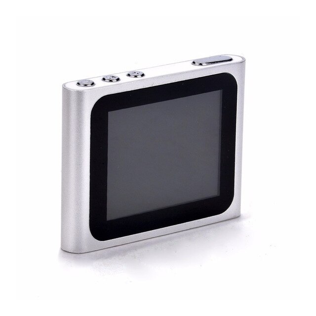 1.8" Screen MP4 Player Multi Lanuages Support TF Card Music AMV Mp4 Player Recorder FM Radio Photo Review E-book: Silver