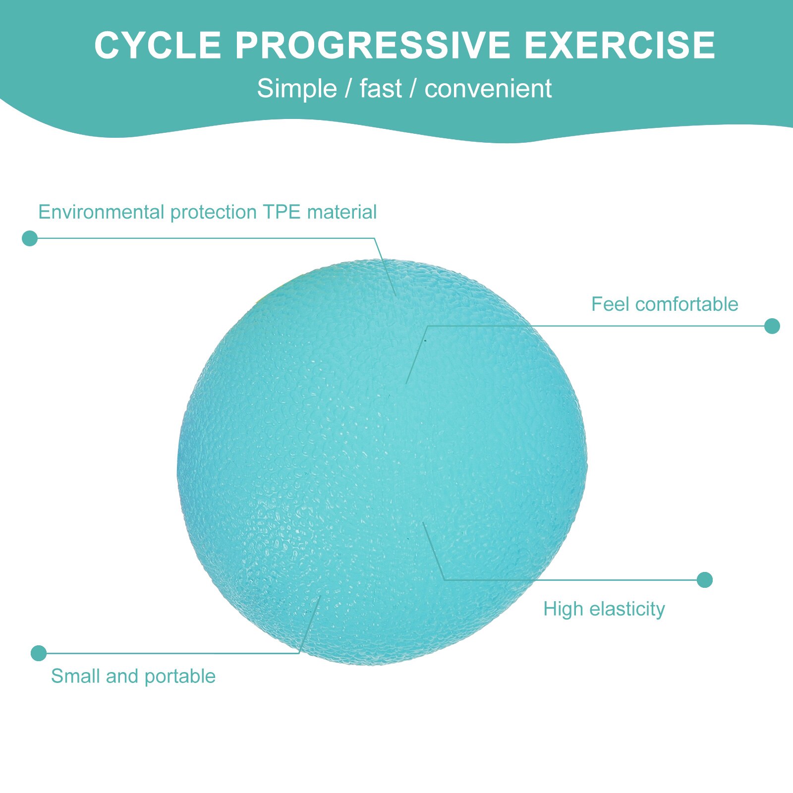 3Pcs Knijp Oefening Ballen Vinger Hand Grip Ballen Therapie Stress Ballen Oefeningen Squeeze Ballen Grip Versterken Ballen Decomprimeren