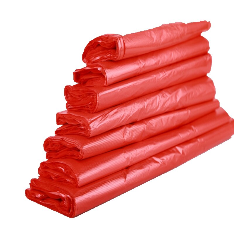 20pcs Red shopping place material with plastic bag vest convenient handbag food supermarket Ma Jia big and small Hongfu