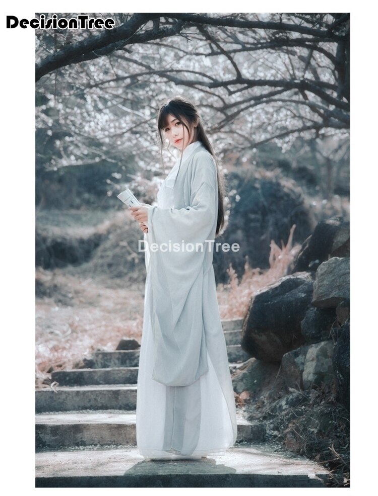 Chinese Jurk Oosterse Stijl Vrouwen Hanfu Kostuum Kantonees Geborduurde Traditionele Chinese Fairy Dance Wear
