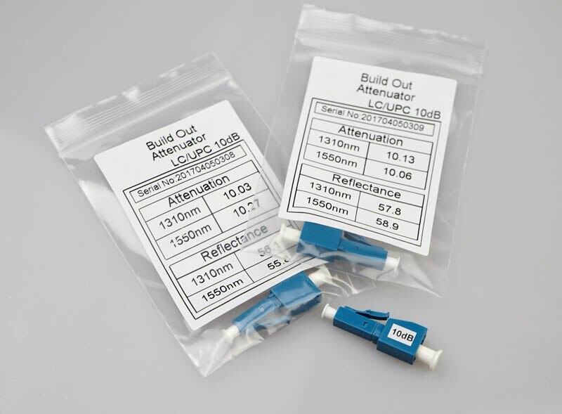 20PCS/pack LC 3db 5db 7db 10db Fiber Optical Attenuator LC/UPC Female to Male fiber optic