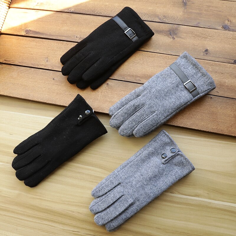 Mens Merino Wolle Handschuhe Winter Touchscreen 80% Merino Wolle Handschuh Bildschirm berühren Mens Verdicken Thermische Wolle Winddicht Warme Handschuhe