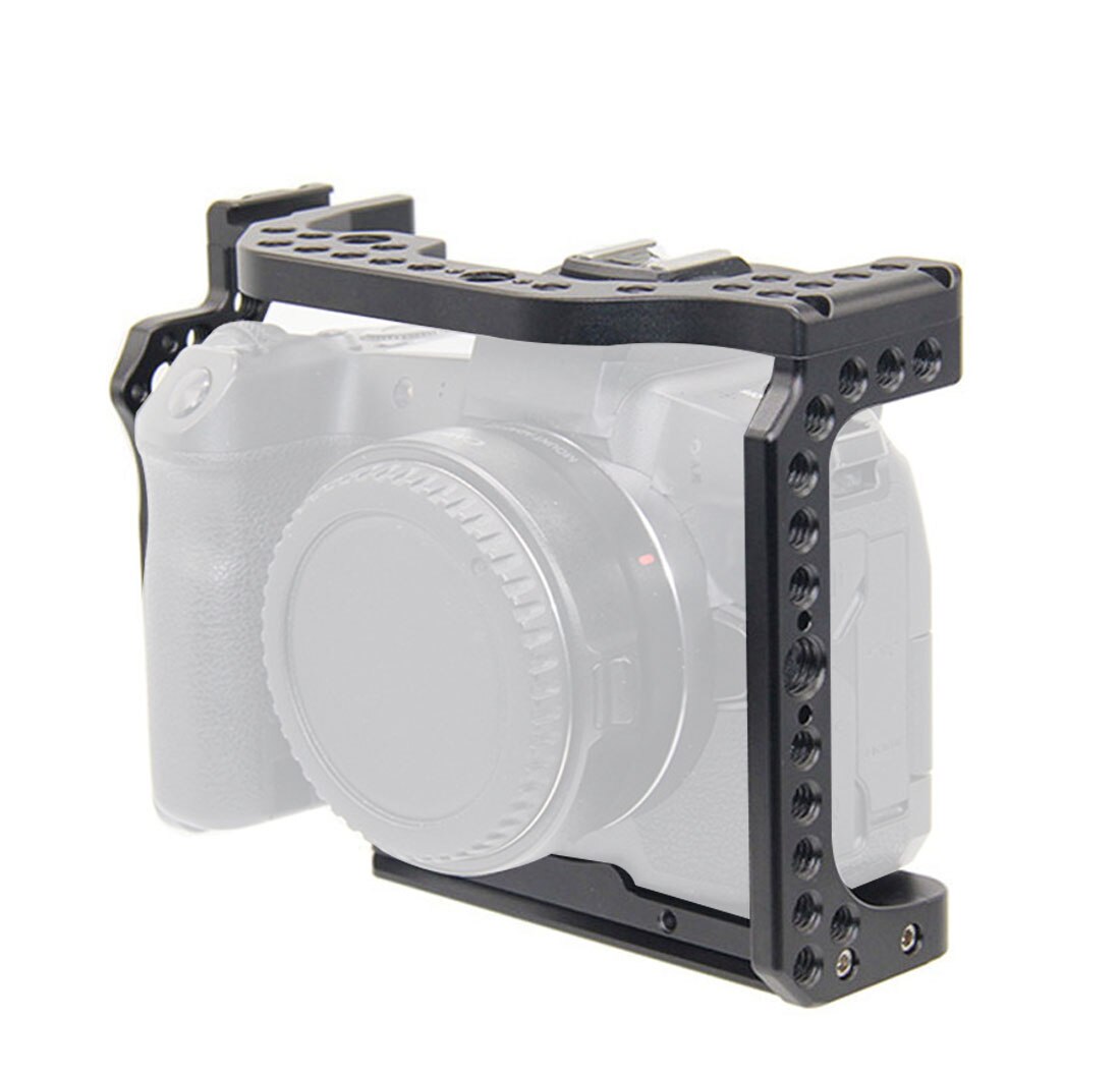 Jaula de cámara para Canon EOS R ILDC, montaje de forma de cámara w Arca Swiss, placa base Arri Hole, Zapata fría, película, vídeo, plataforma estabilizadora
