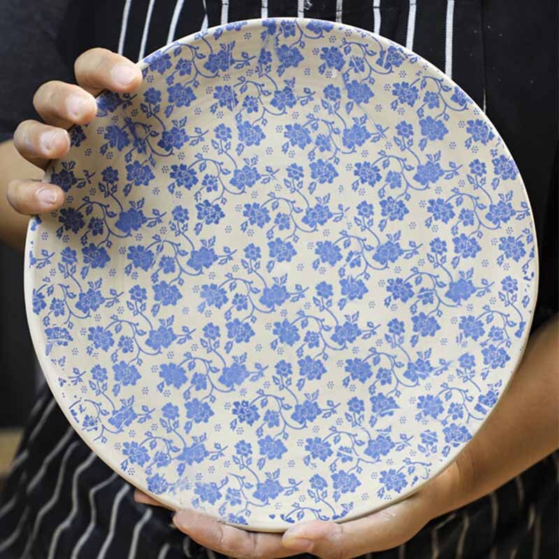 Keramik Aufkleber Diy Keramik Tonne Unterglasur Farbige Blume Papier Blau Porzellan Transfer Papier Hohe Temperatur Aufkleber Papier