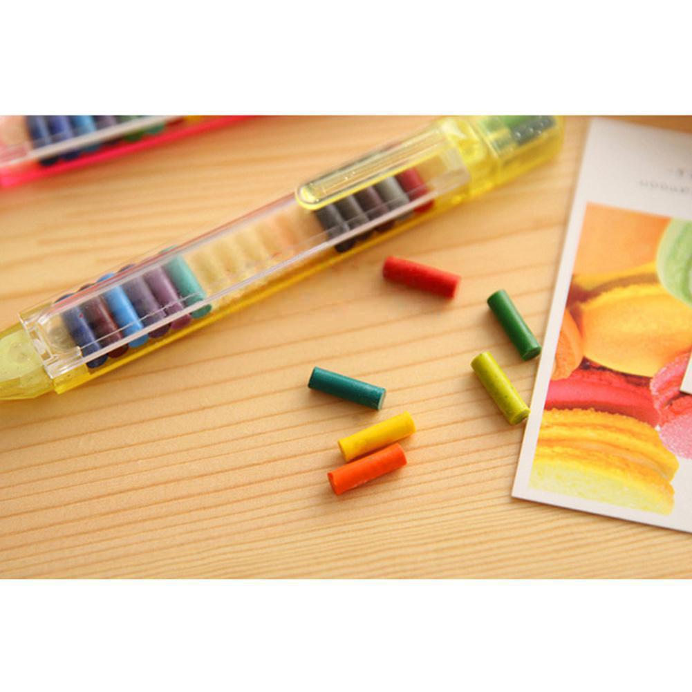 20Colors Non-toxic Crayon Set for Kids Students Drawing Painting School Supplies