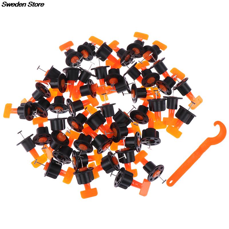 50 Pieces/package Reusable Horizontal Wedge Tile Spacer For Floor Tile Tile Leveling System Positioning Leveler Bracket