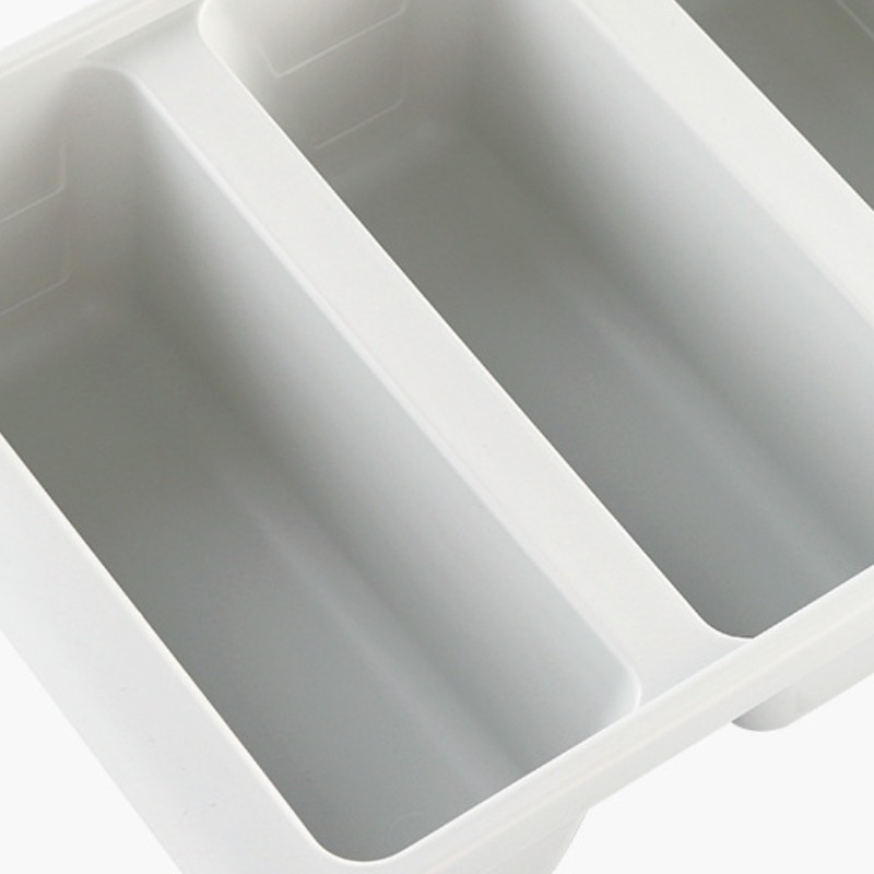 Enkel moderne økonomisk hjemmesko-stativ med 3 rum til opbevaring af sko i plastik til hjemmet og hotel