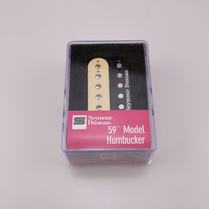 Guitar Pickups Alnico 5 Neck And Bridge Humbucker Pickup 4C Guitar Pickups 1 Piece/ Zebra color: SH1n 59 Neck 1 Piece