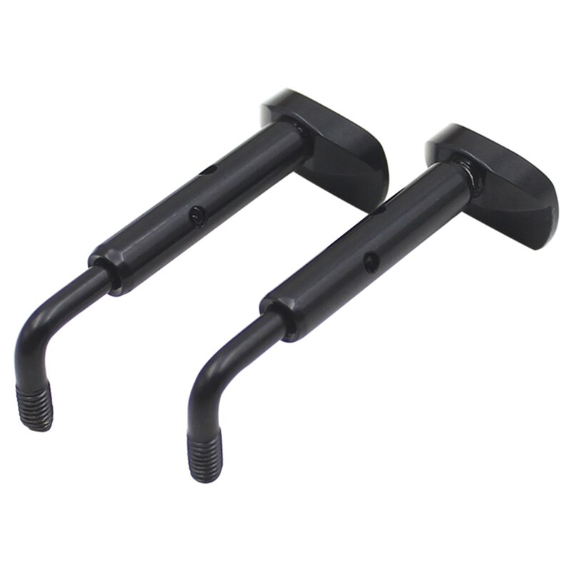 SEWS-1Pair de 4/4, 3/4 taille violon mentonnière repose-menton pince vis détachable: Black