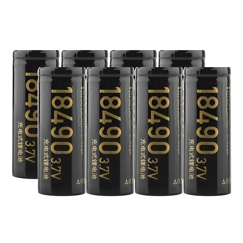 DLGpower 18500 18490 batería de litio 3,7 V 1400mAh batería recargable para juguetes linterna producto electrónico con níquel DIY: Rosa