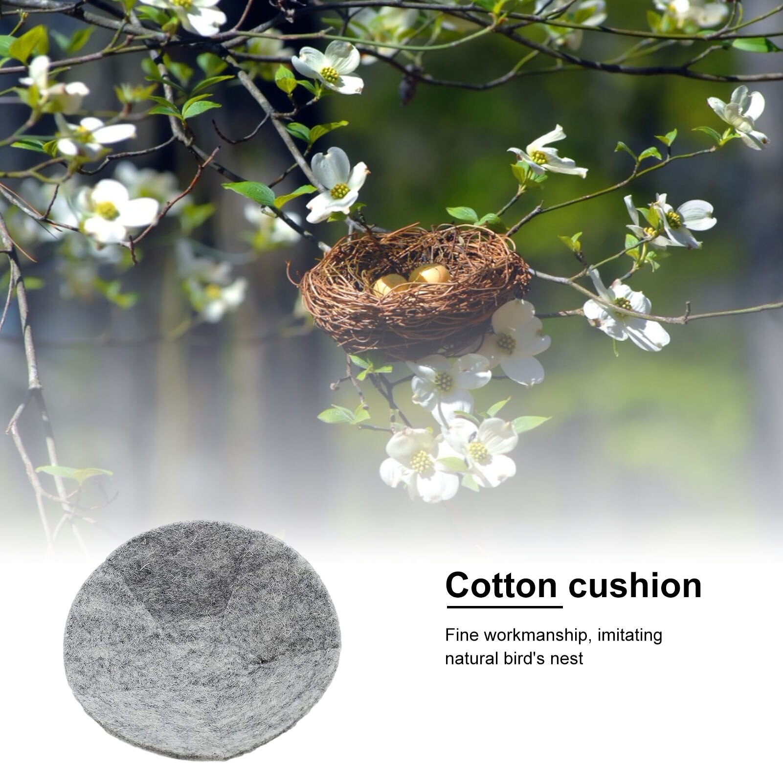 2PCS Canary Finch Bird Nesting Felt Pad Comfortable Warm Bird Nest Cushion Sleeping Wool Felt Mat Bird Nest Accessories Mat