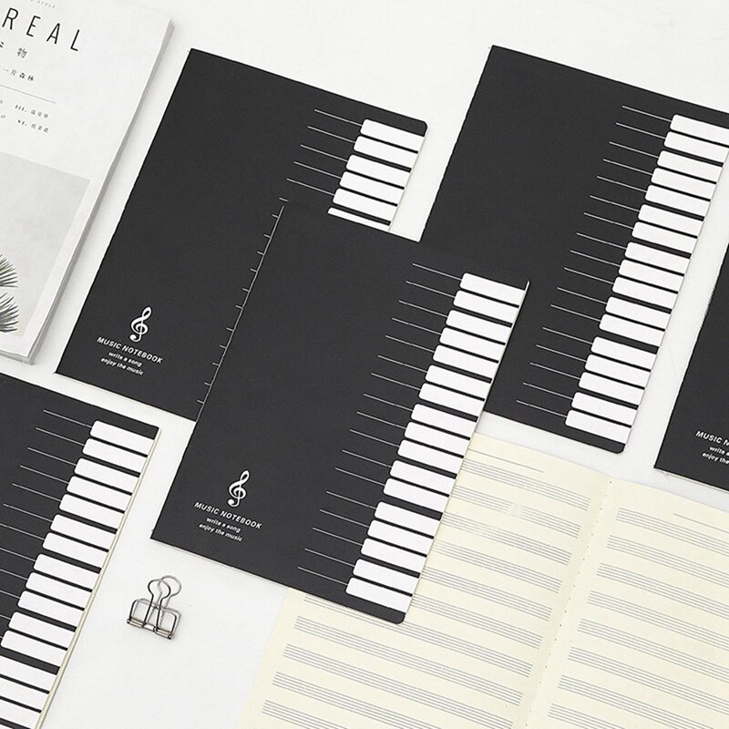 2X Five Lines Music Notes Notebook Music Tab Staff Stave Notebook