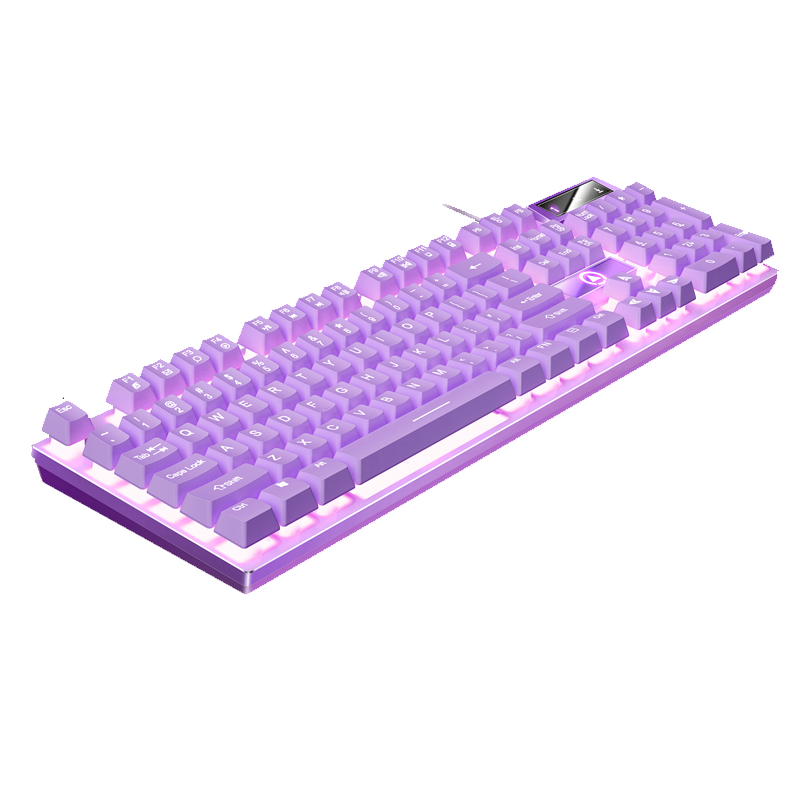 Bedraad USB-gamingtoetsenbord met achtergrondverlichting, 104-toetsen gamertoetsenbord voor computer/laptop/pc, ergonomisch , kantoorgamingaccessoire: Kaki