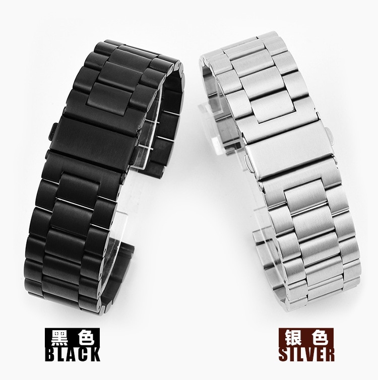 Urrem til samsung gear  s3 frontier klassisk urrem rustfrit stål urrem ur 46mm tilbehør 16 18 20 22 24mm