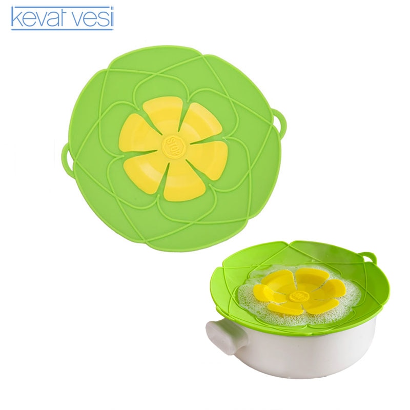Couvercle de cuisine magique en Silicone, 26Cm, Anti-débordement, bouchon de déversement, accessoires, outils de cuisine