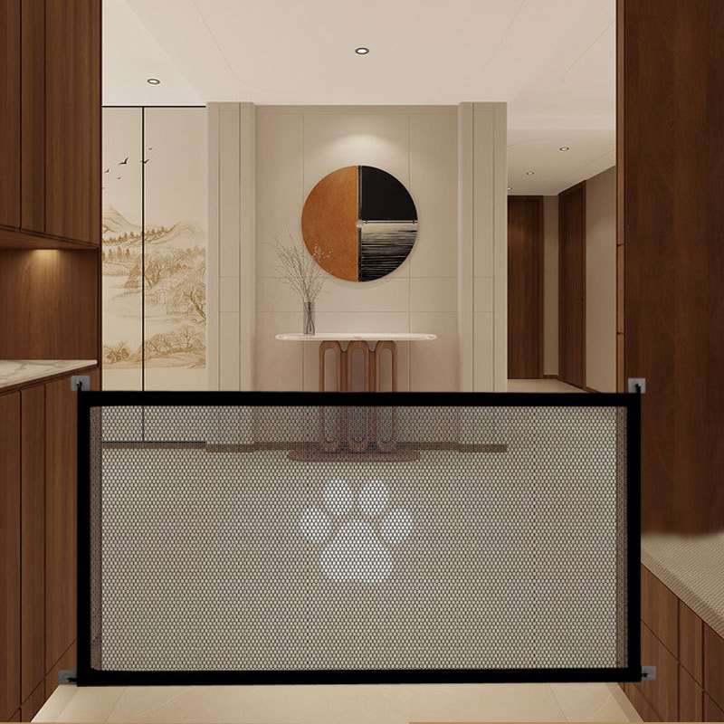 Nowy składany, oddychający kojec z siatki dla psa Ogrodzenie bezpieczeństwa dla kotów i psów Artykuły dla zwierząt zapewniające bezpieczeństwo zwierząt