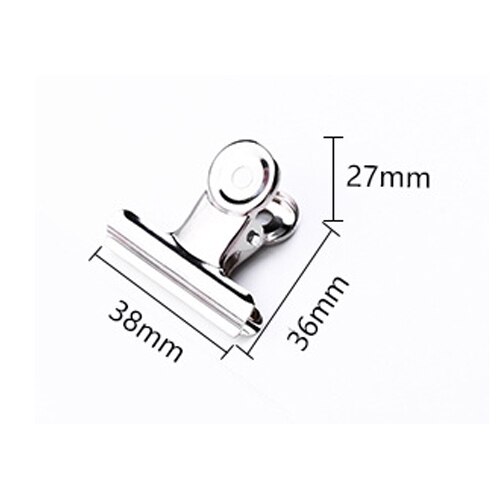 1p Powerful Metal Clip Stationery Office Supplies Household Folder Fixing Small Book Clip Extra Large Sketch Board Drawing Clip: 38cm-1p