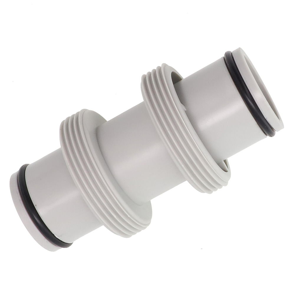 Hose Extension Adapter For Intex Split Hose Plunger Valve 1.5in To 1.5in Swimming Pool Straight Connector Plastic Hose Adapter