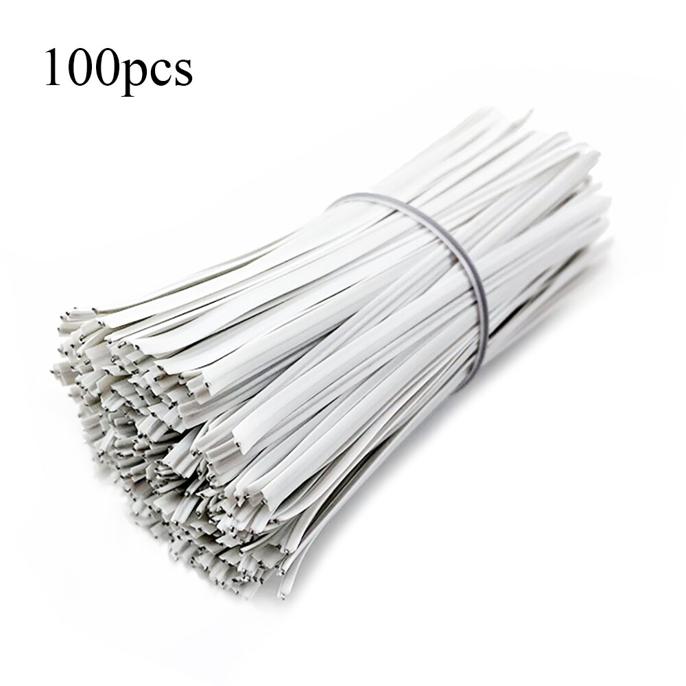 100 PCS/lot fil métallique aluminium déformable masque nez bandes nez pont pince-nez avec adhésif dos bricolage jetable masque matériel: Default Title