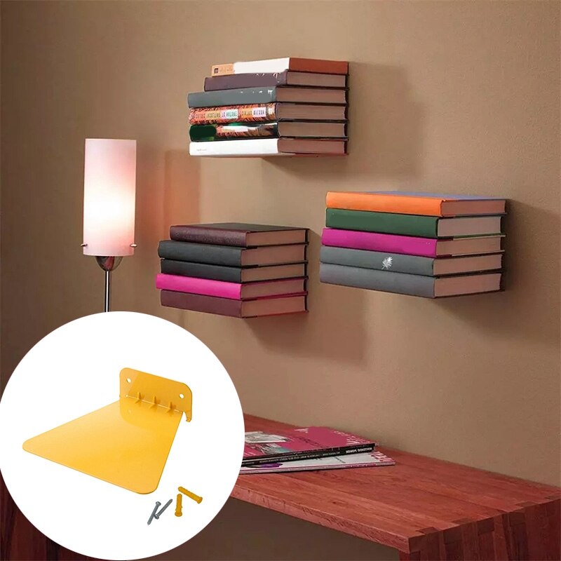 Regał dziecięcy metalowe półki pływające na dekoracje ścienne lewitująca wystawa butów na dom umeblowanie regał magazynowy